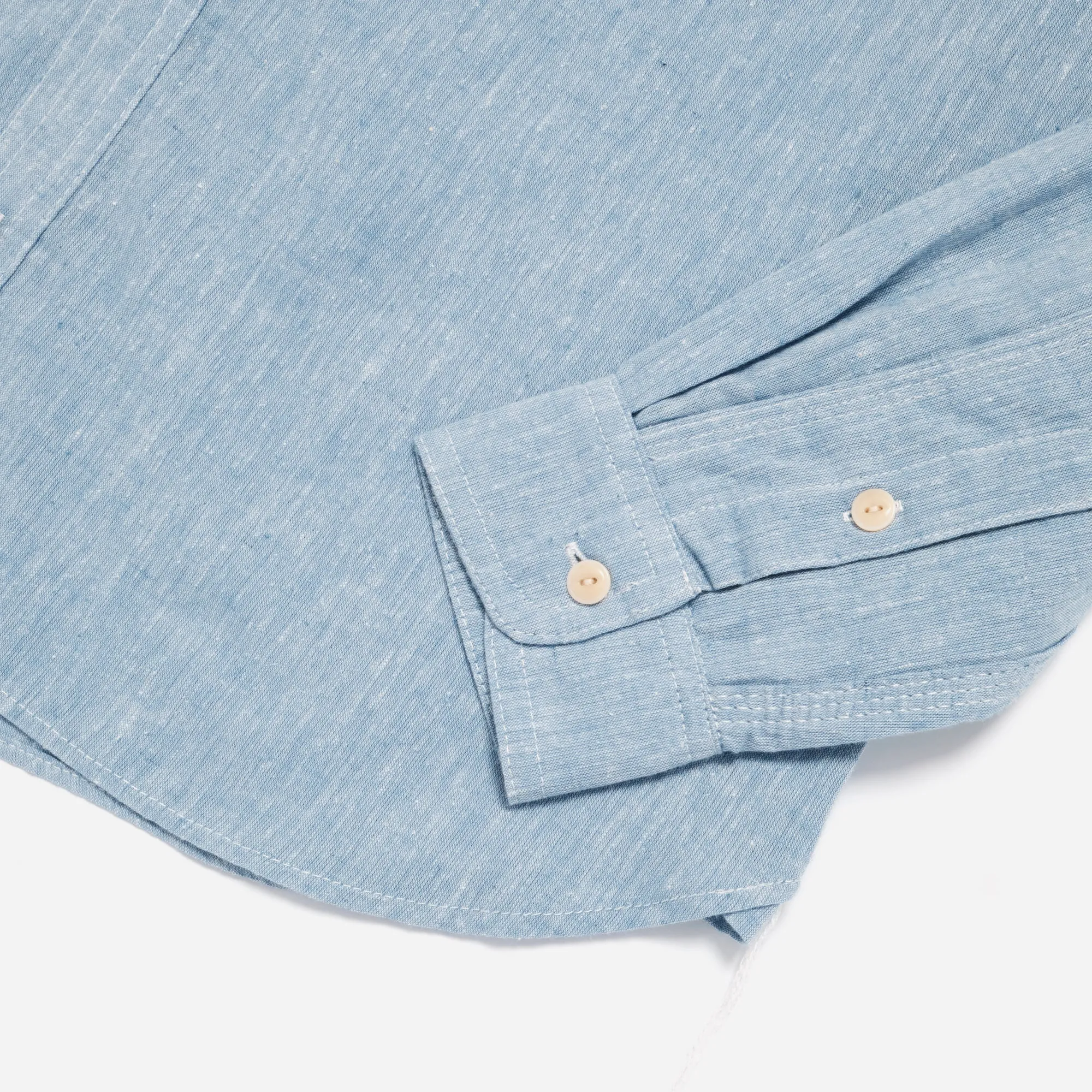 BROCKTON REINFORCED CHAMBRAY WORK SHIRT - LIGHT BLUE