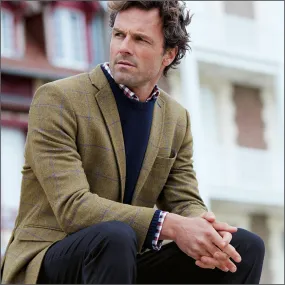 Brook Taverner Breedon Pure New Wool Check Jacket>