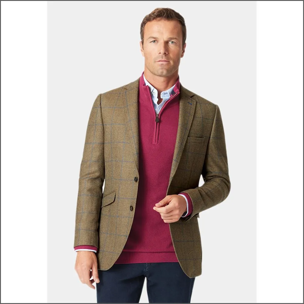 Brook Taverner Breedon Pure New Wool Check Jacket>