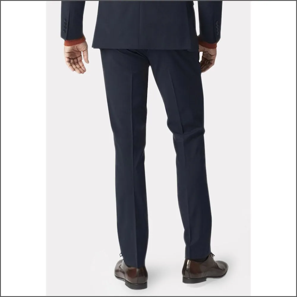 Brook Taverner Cassino Navy Fashion Fit Washable Crease Resistant Suit-