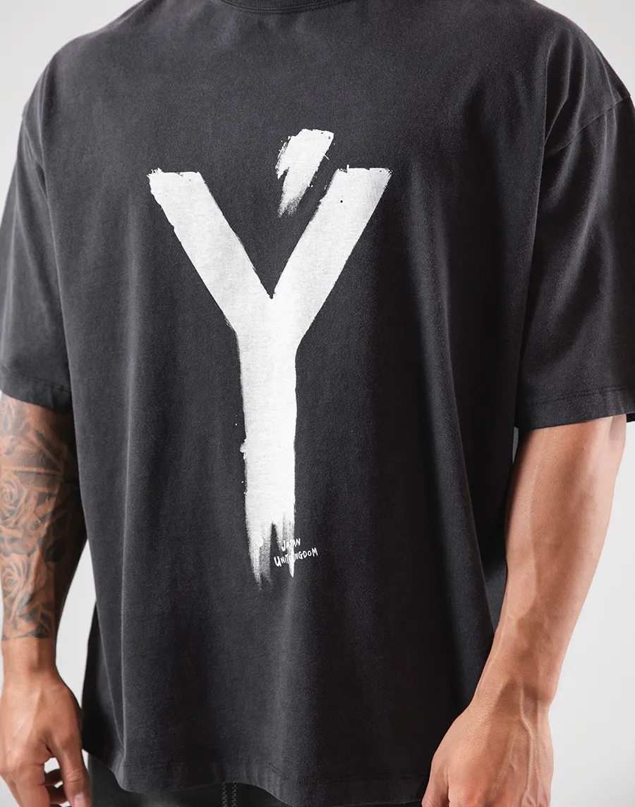 Brush Ý Vintage Big T-Shirts  "Wide Body" - Black