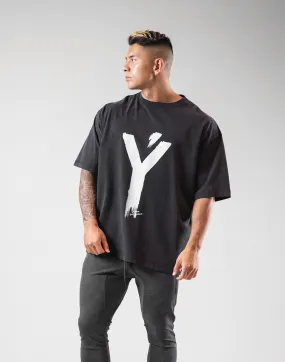 Brush Ý Vintage Big T-Shirts  "Wide Body" - Black