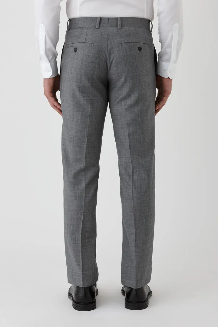 Cambridge - Pure Wool Caper Trouser - Grey