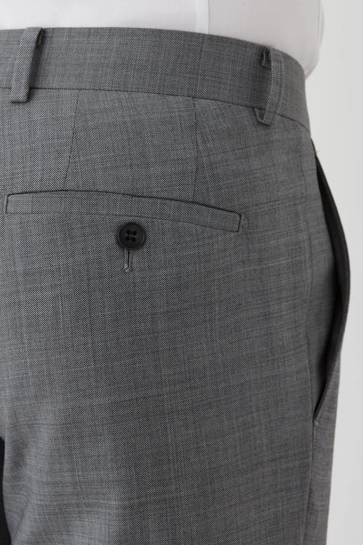 Cambridge - Pure Wool Caper Trouser - Grey