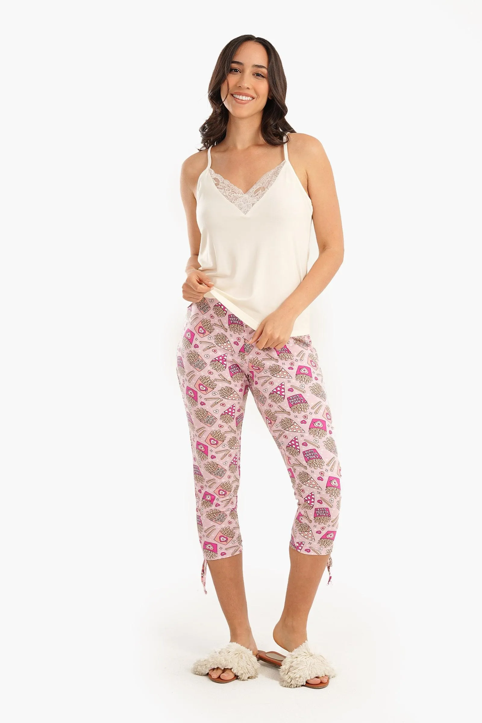 Capri Length Pyjama Pants