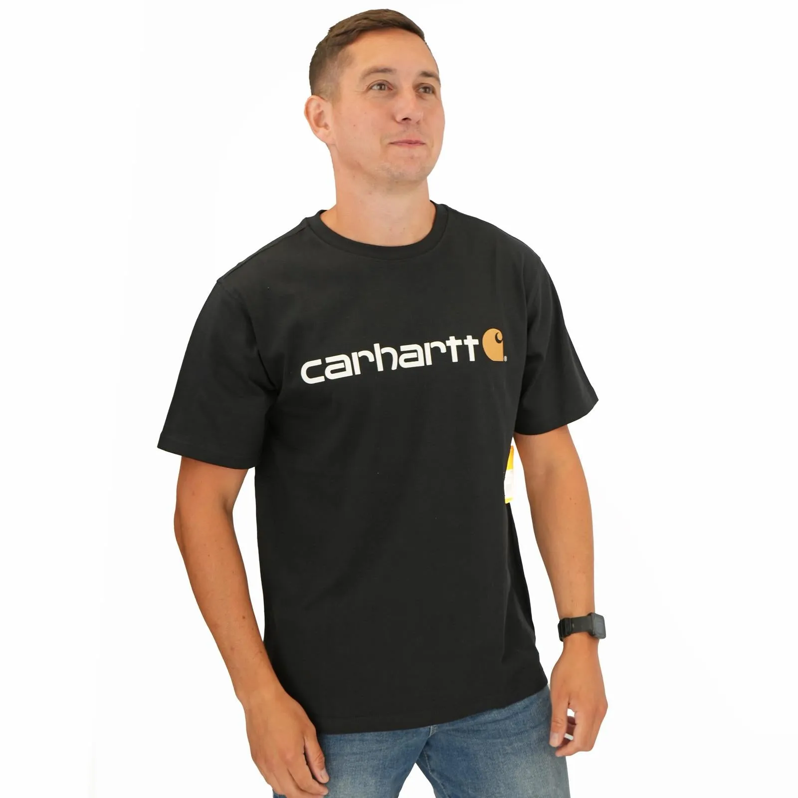 Carhartt Relaxed Fit Heavyweight Black T-shirt