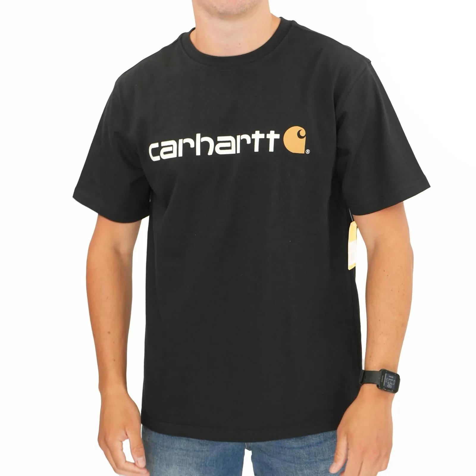 Carhartt Relaxed Fit Heavyweight Black T-shirt