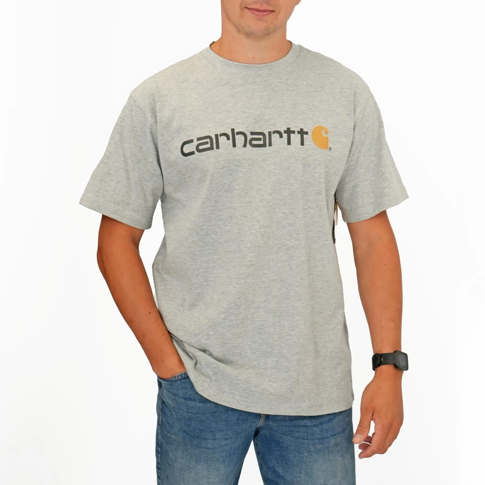 Carhartt Relaxed Fit Heavyweight Grey T-shirt