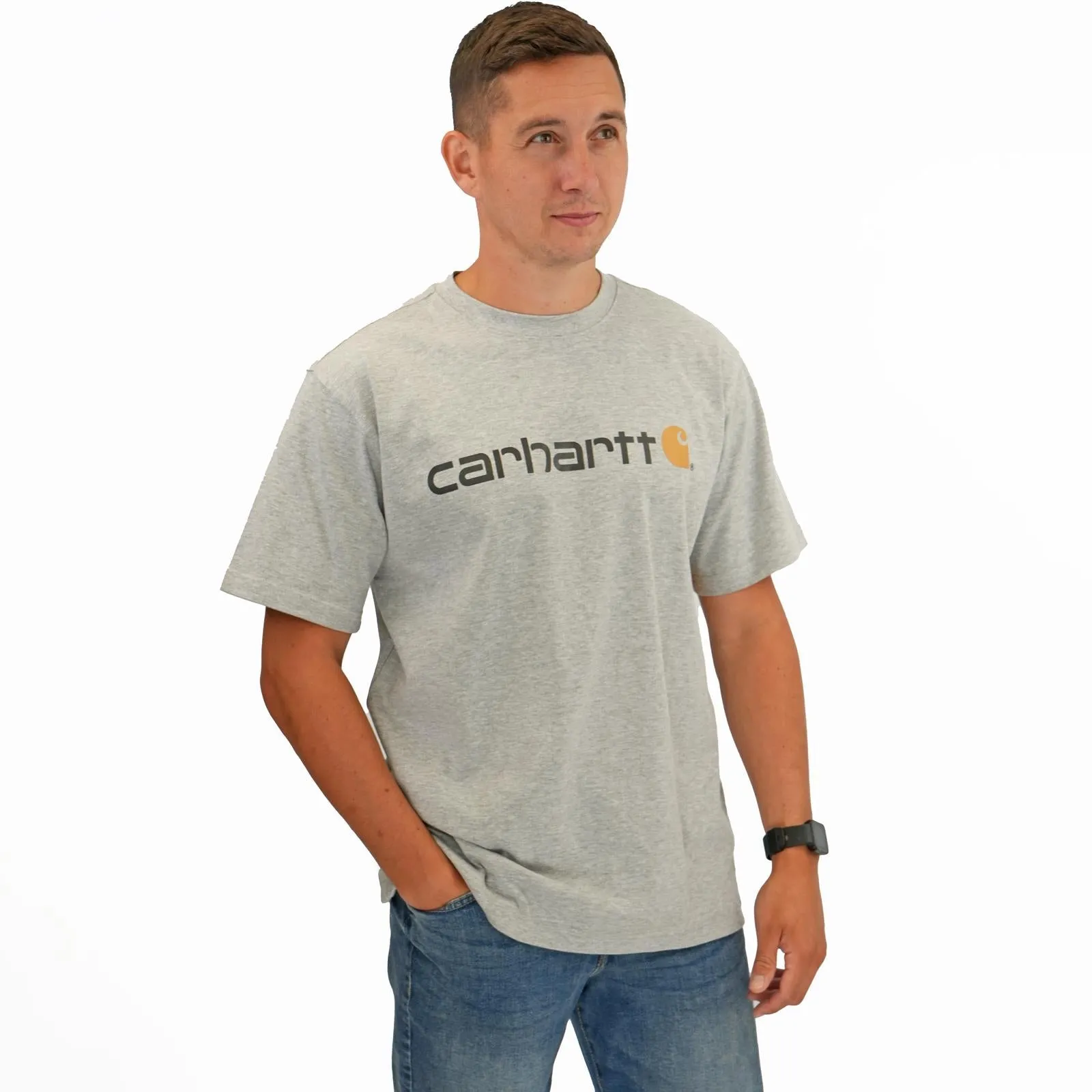 Carhartt Relaxed Fit Heavyweight Grey T-shirt