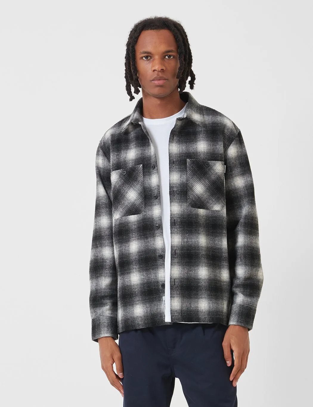 Carhartt-WIP Halleck Shirt - Black Halleck Check