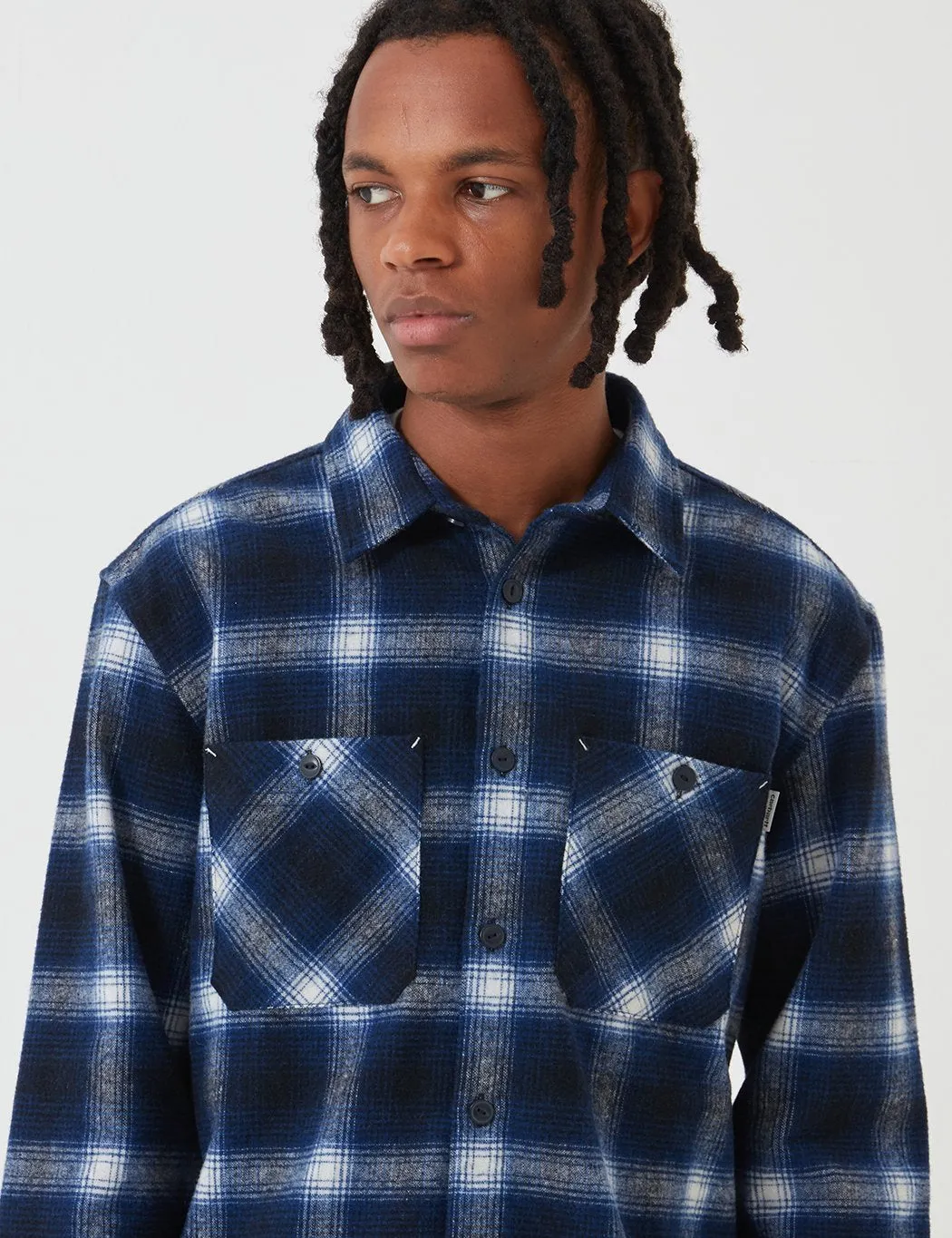 Carhartt-WIP Halleck Shirt - Dark Navy Halleck Check