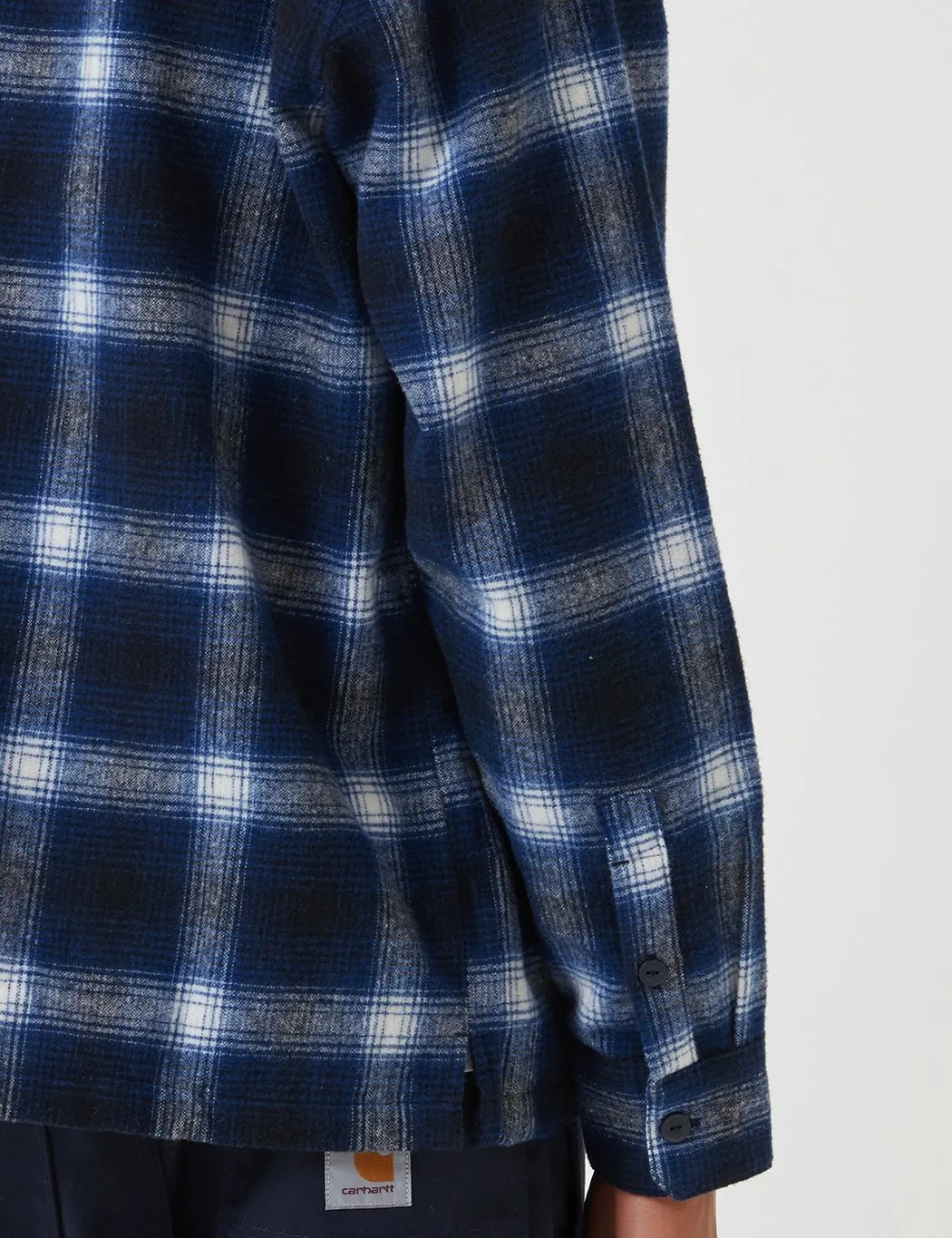 Carhartt-WIP Halleck Shirt - Dark Navy Halleck Check