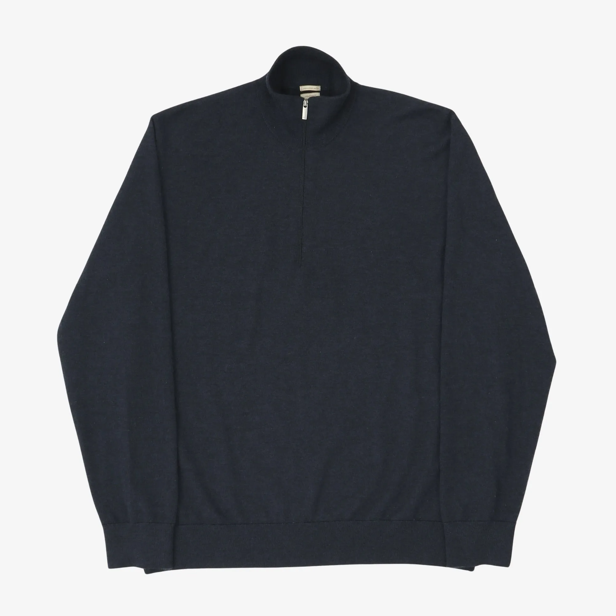 Cashmere Quarter Zip Sweater