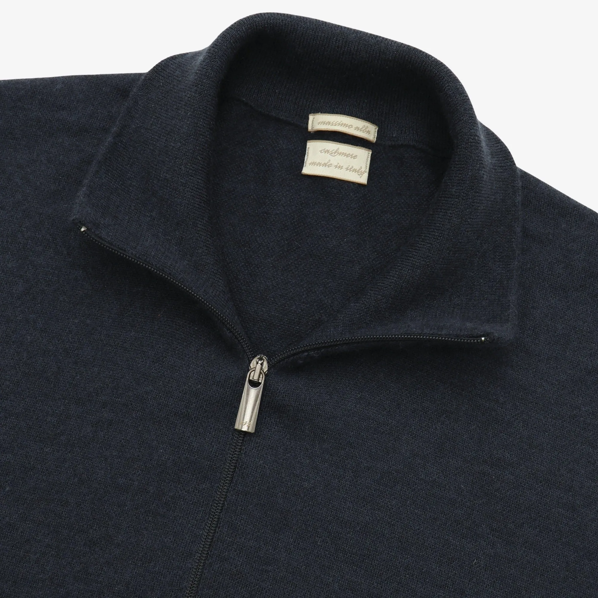 Cashmere Quarter Zip Sweater