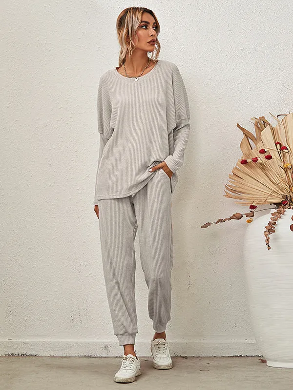 Casual Loose Pockets Loungewear