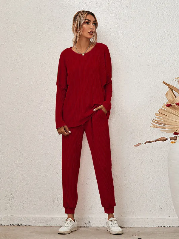 Casual Loose Pockets Loungewear