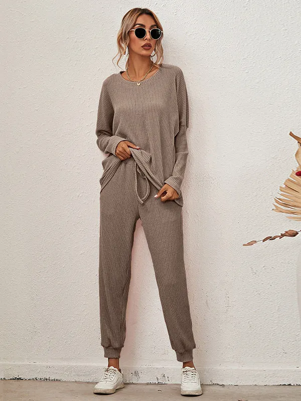 Casual Loose Pockets Loungewear