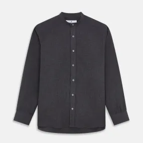 Charcoal Cotton Blend Weekend Fit Blake Shirt