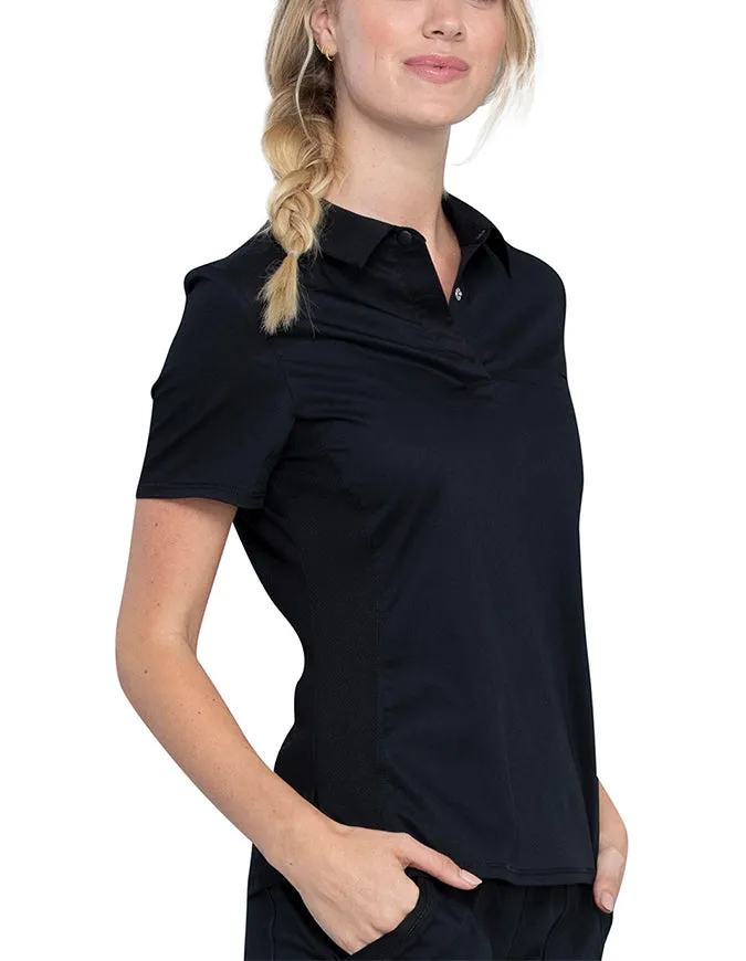 Cherokee Workwear Revolution Women's Snap Front Polo Shirt