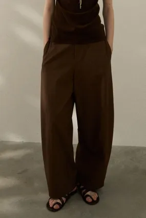 Cocoon silhouette suit pants | 2 color