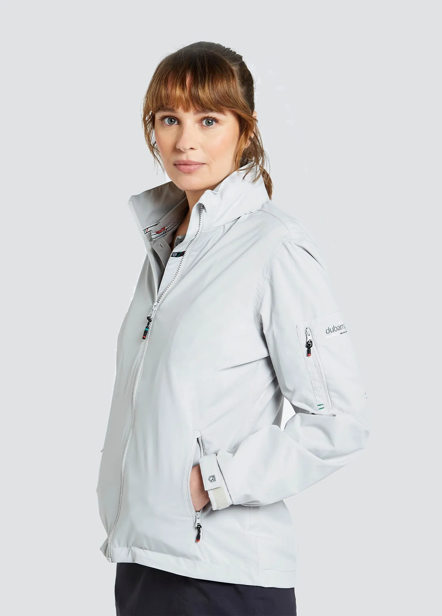 Corfu Women's Crew Jacket - Platinum