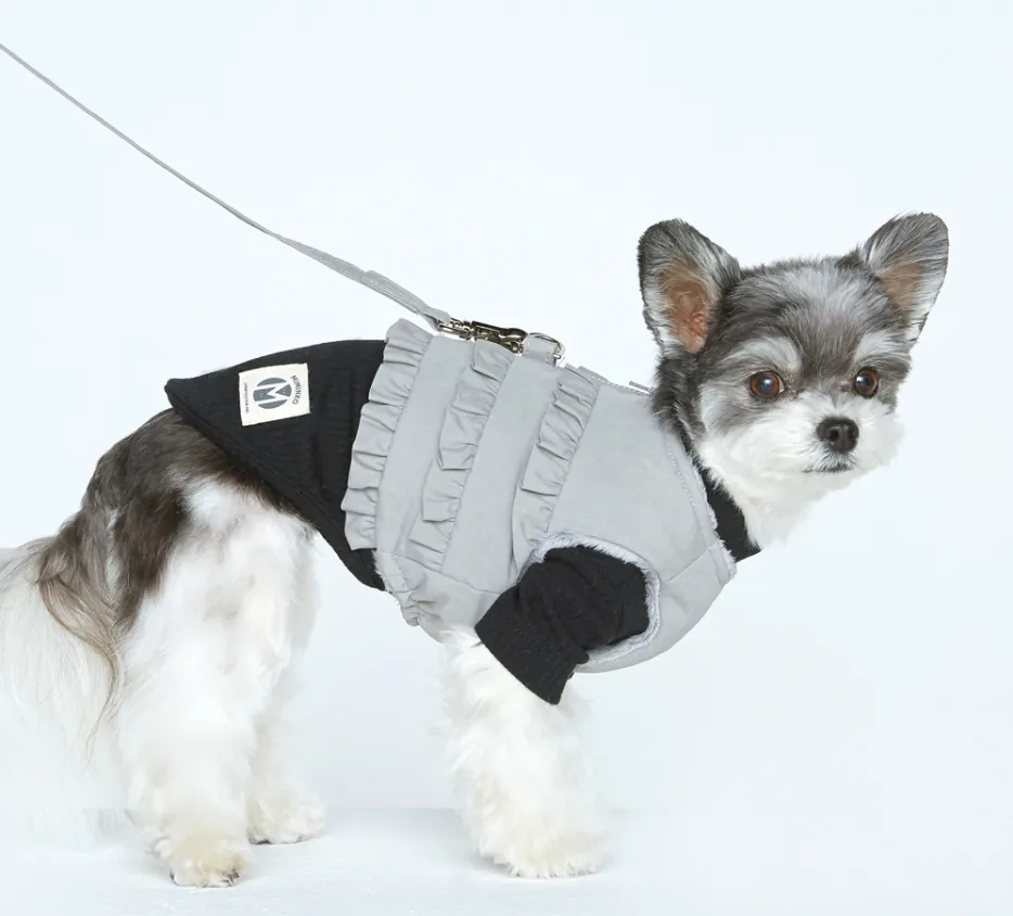 Cozy Fleece Lined Winter Harness - Cement