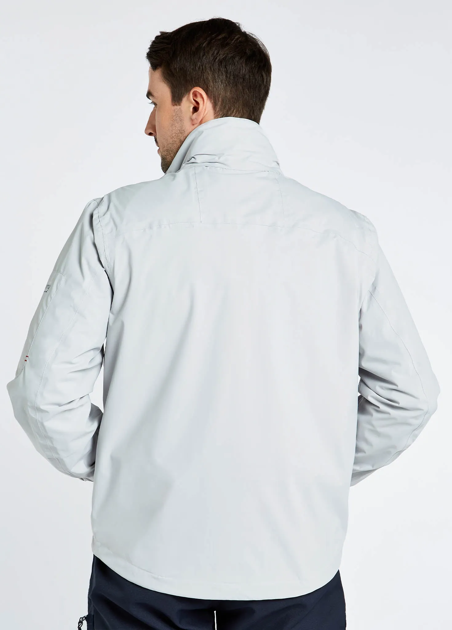 Croatia Men's Fleece-lined Crew Jacket - Platinum