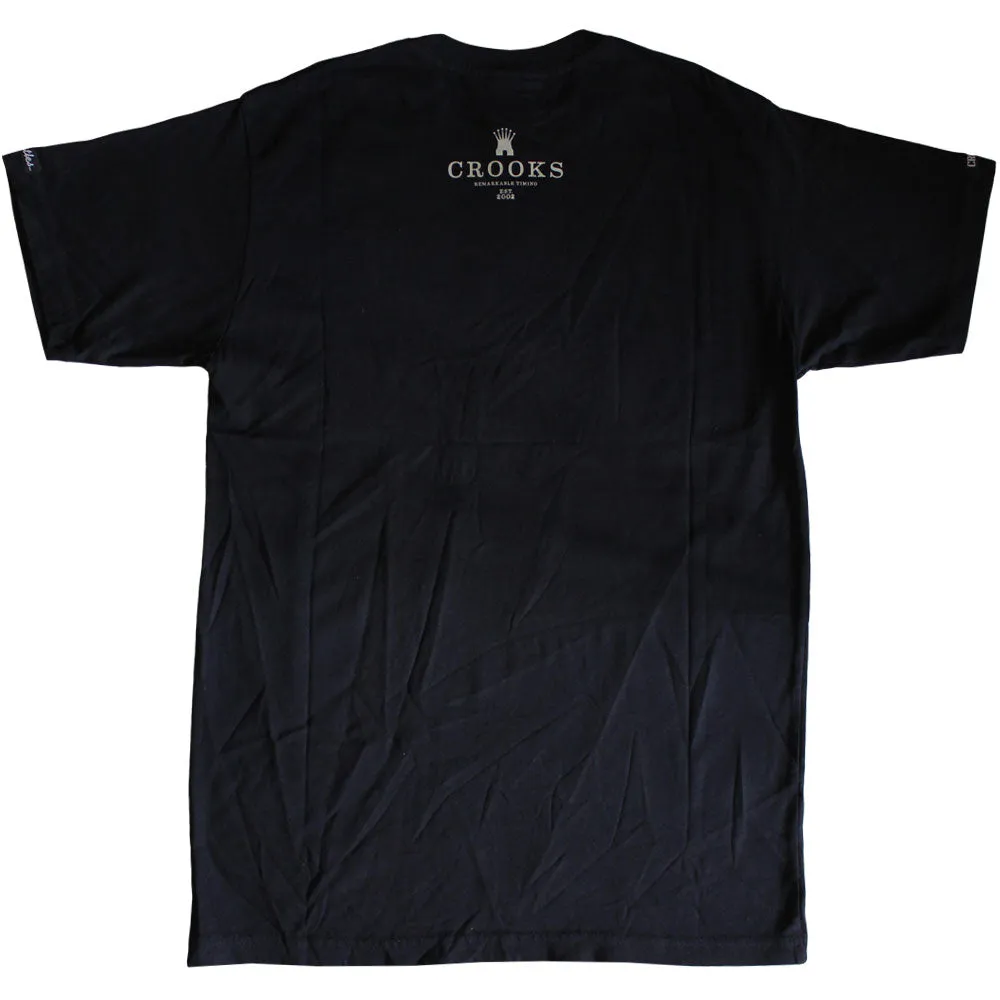 Crooks & Castles Presi T-Shirt Black