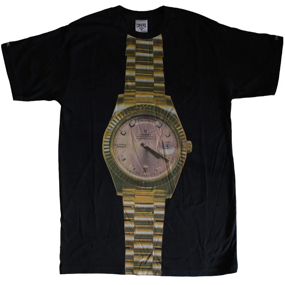 Crooks & Castles Presi T-Shirt Black