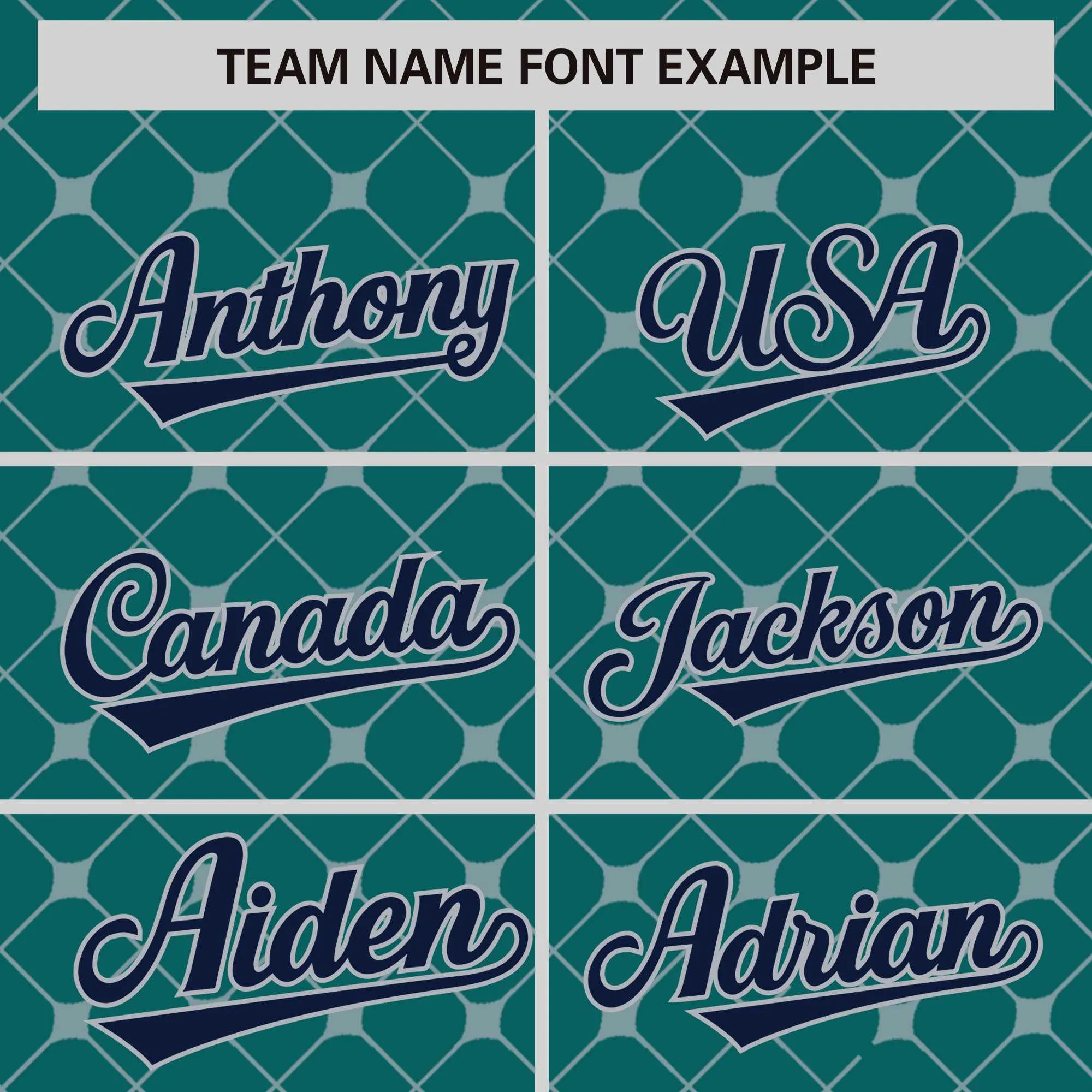 Custom Aqua Navy-Gray Personalized Plaid Design Authentic Baseball Jersey