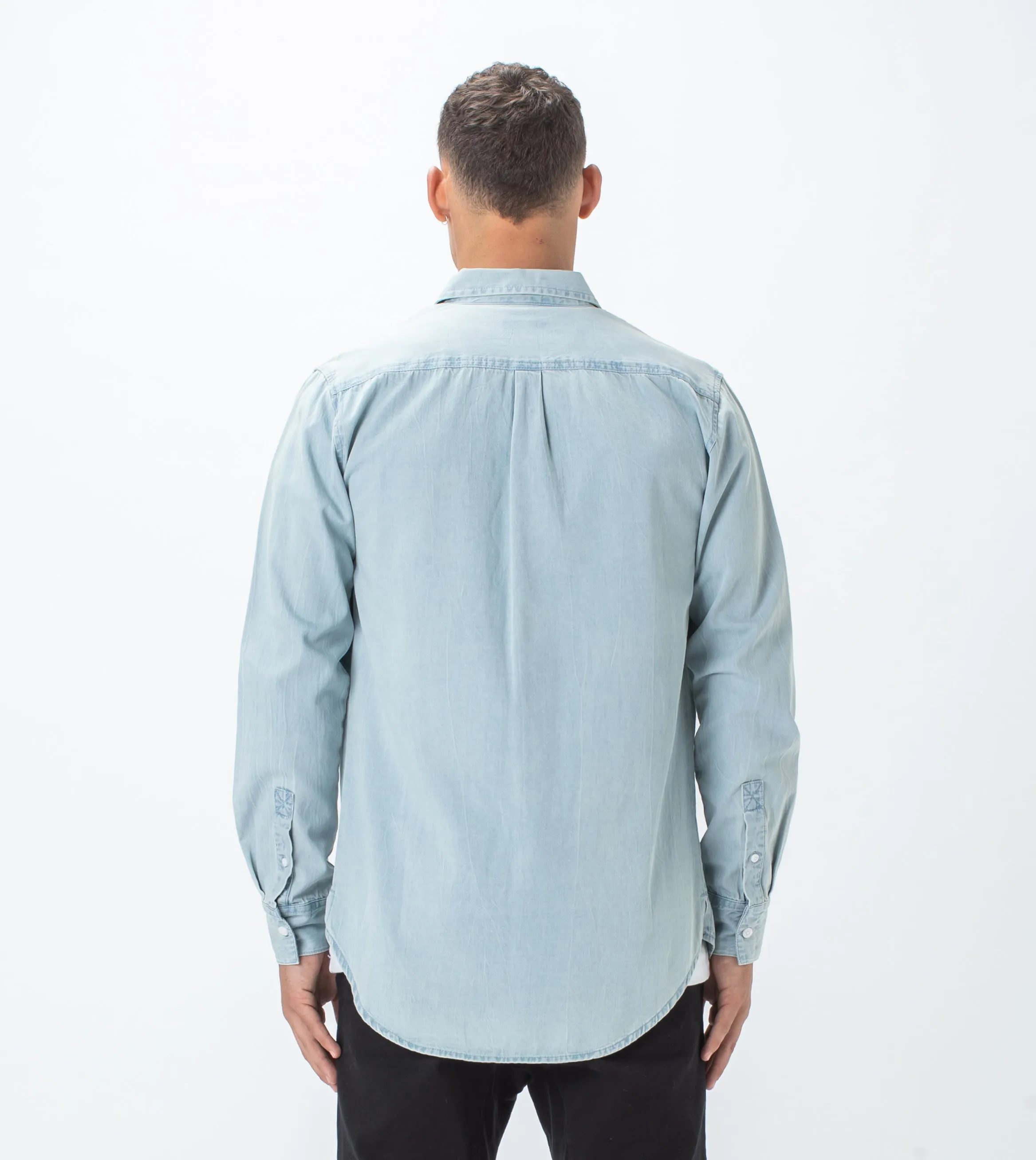 Denim Work LS Shirt Sea Salt