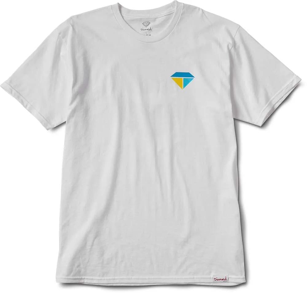 Diamond Supply Co Bolts And Boats S/S T-shirt White