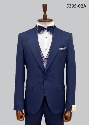 Dioza Indigo Peacock Suit