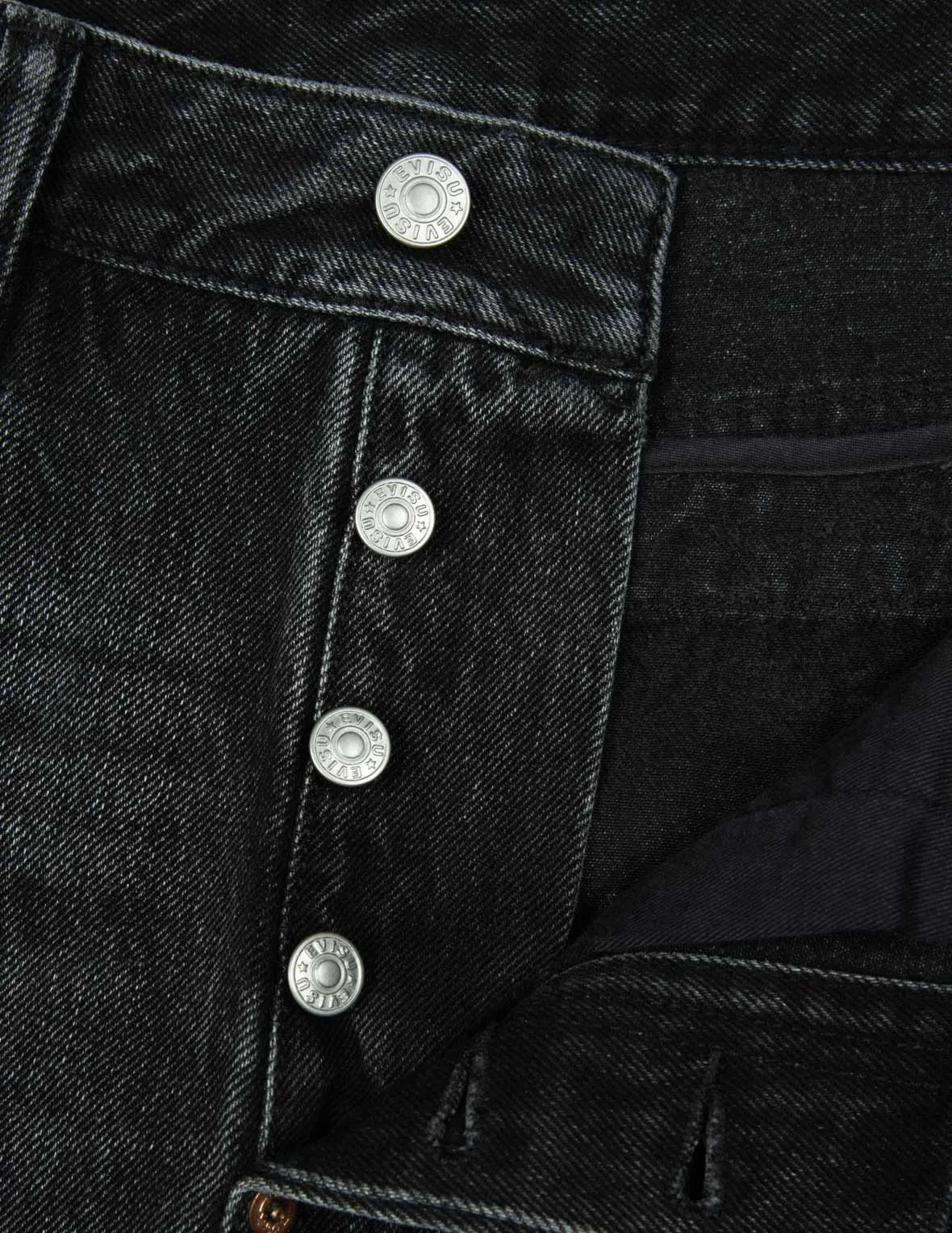 Distressed Edges Inserted Daicock Baggy Jeans