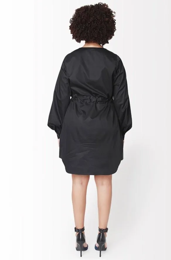 Emme Shirt Dress // Black