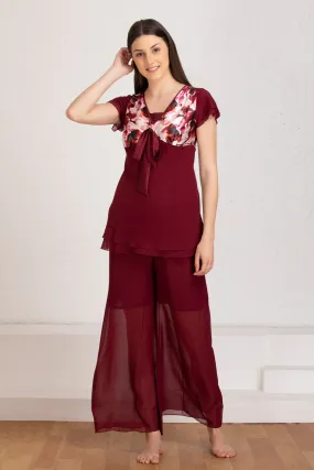 Endless-fun chiffon Night suit