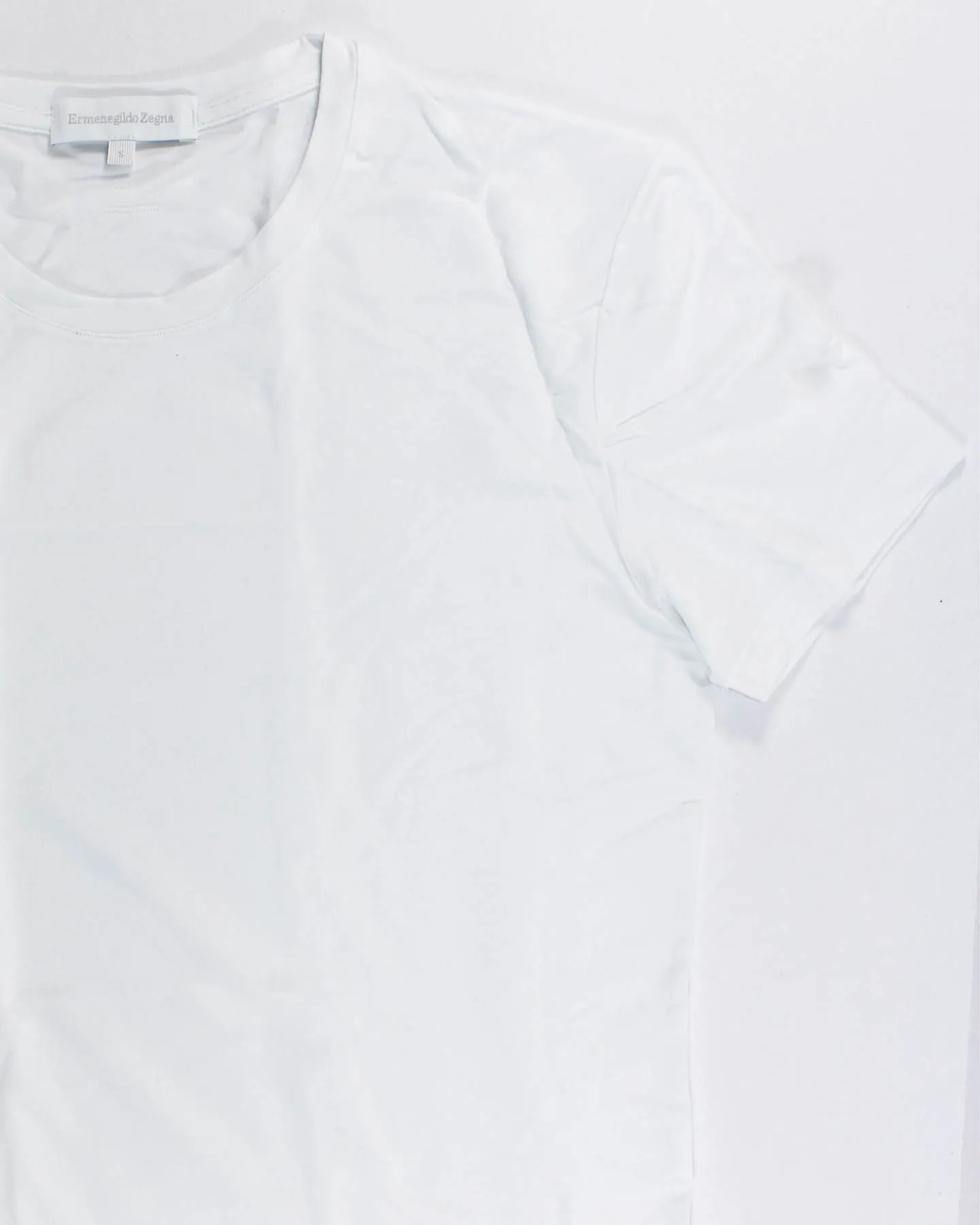 Ermenegildo Zegna T-Shirt Round Neck White Micromodal S