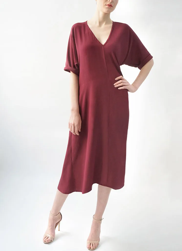 ETTA DRESS (BERRY)