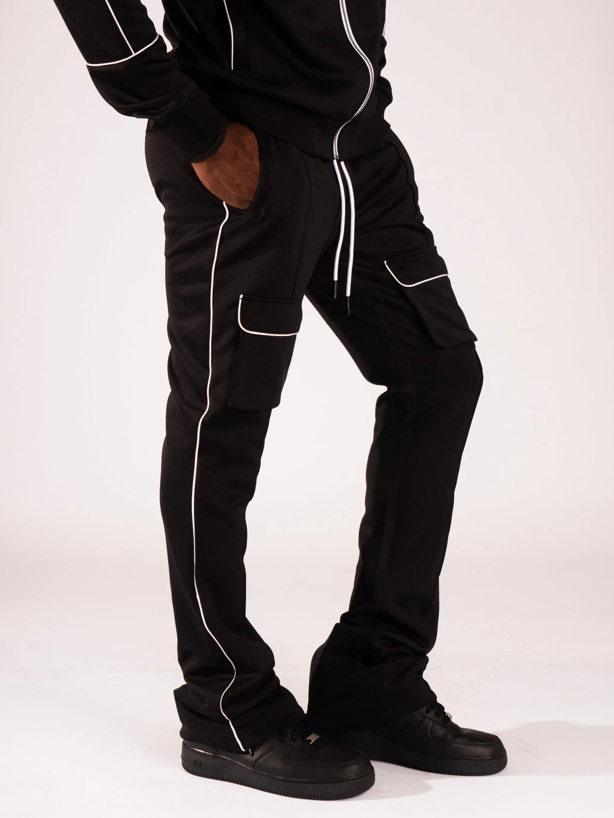 F6770 Romo Track Pants - Black