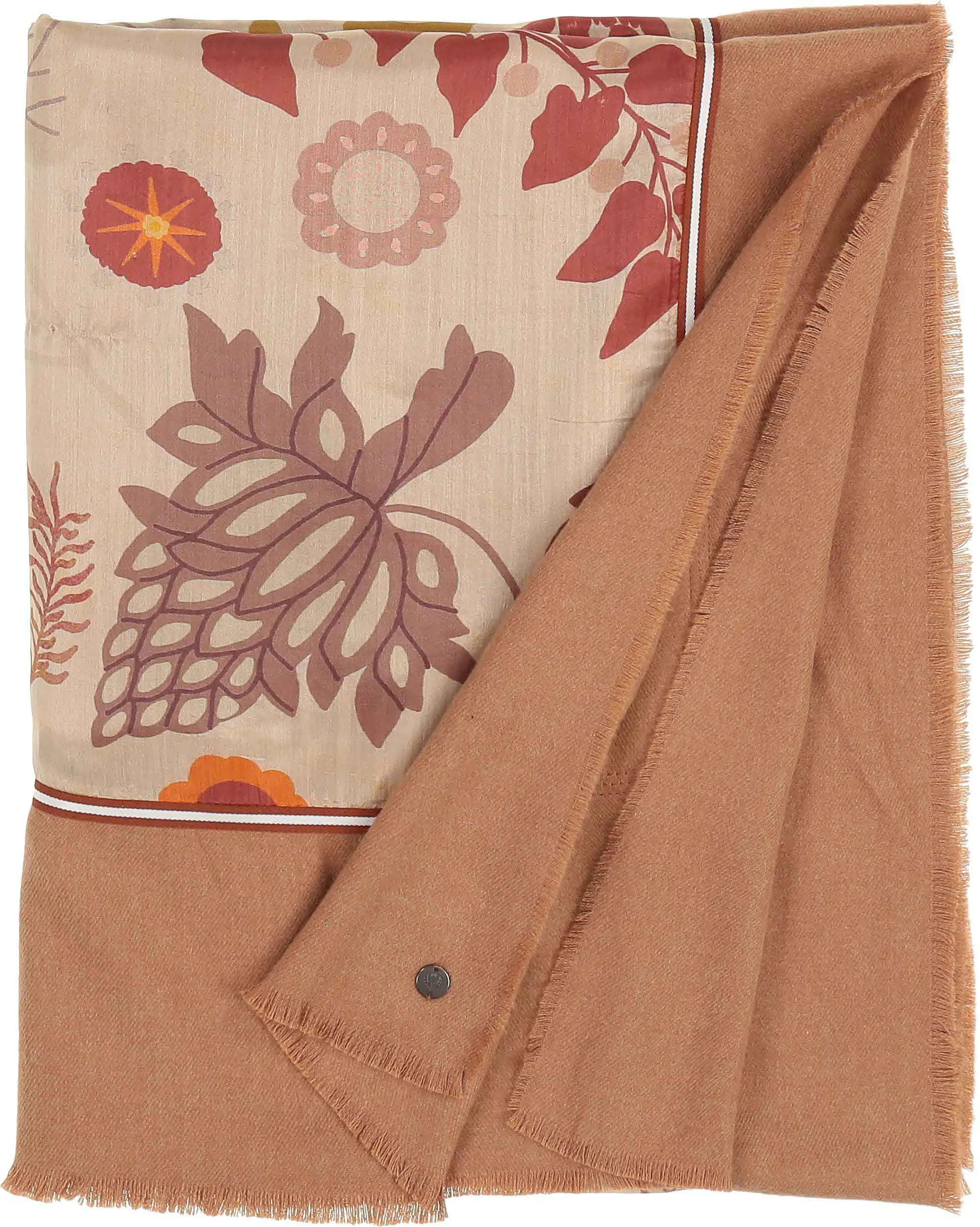 Flora and Fauna Patchwork Cotton Silk Wrap