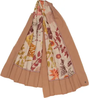 Flora and Fauna Patchwork Cotton Silk Wrap