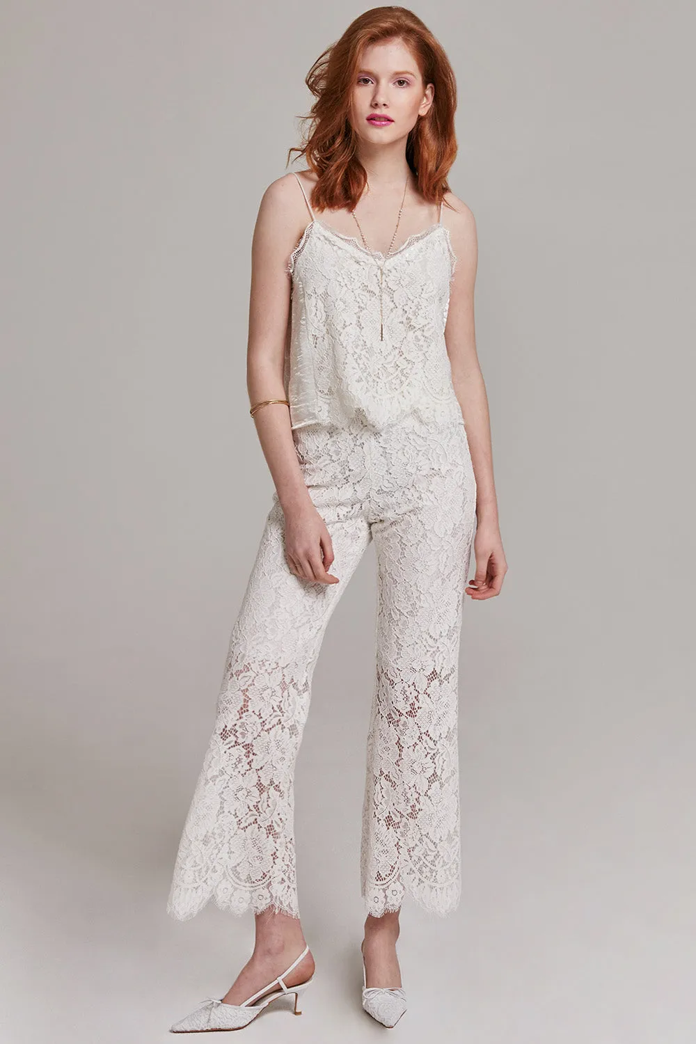 Gemma Lace Cropped Pants