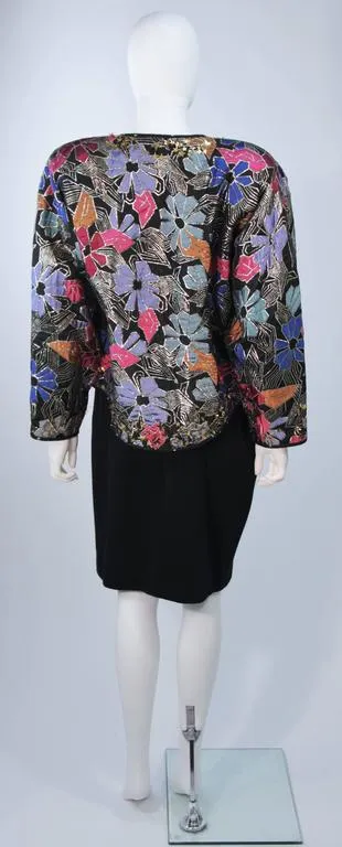 GEOFFREY BEENE Reversible Jacket & Draped Dress Size 6-8