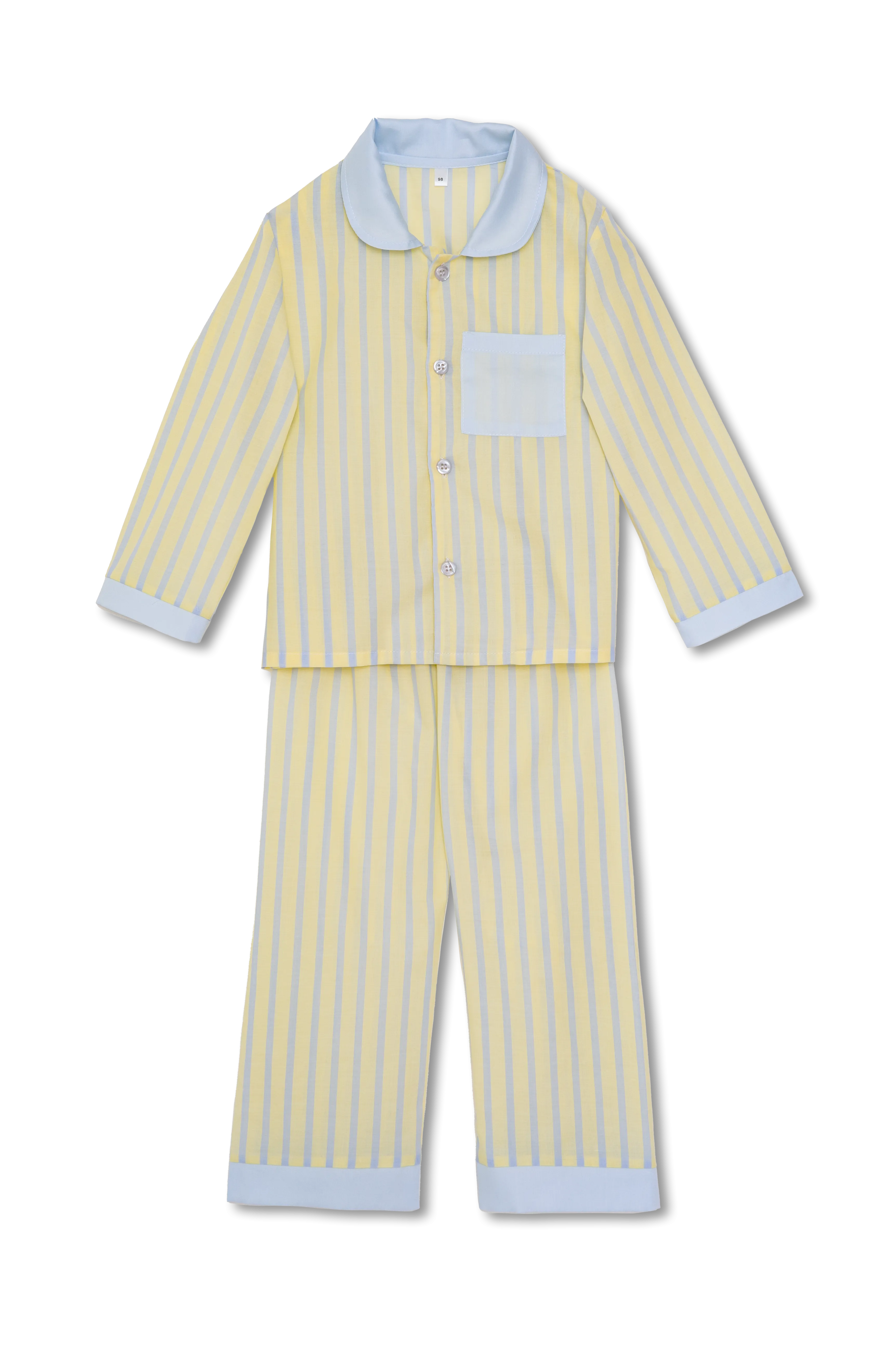 GEORG - CHILDREN'S PYJAMA SET YELLOW STRIPES