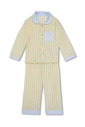 GEORG - CHILDREN'S PYJAMA SET YELLOW STRIPES