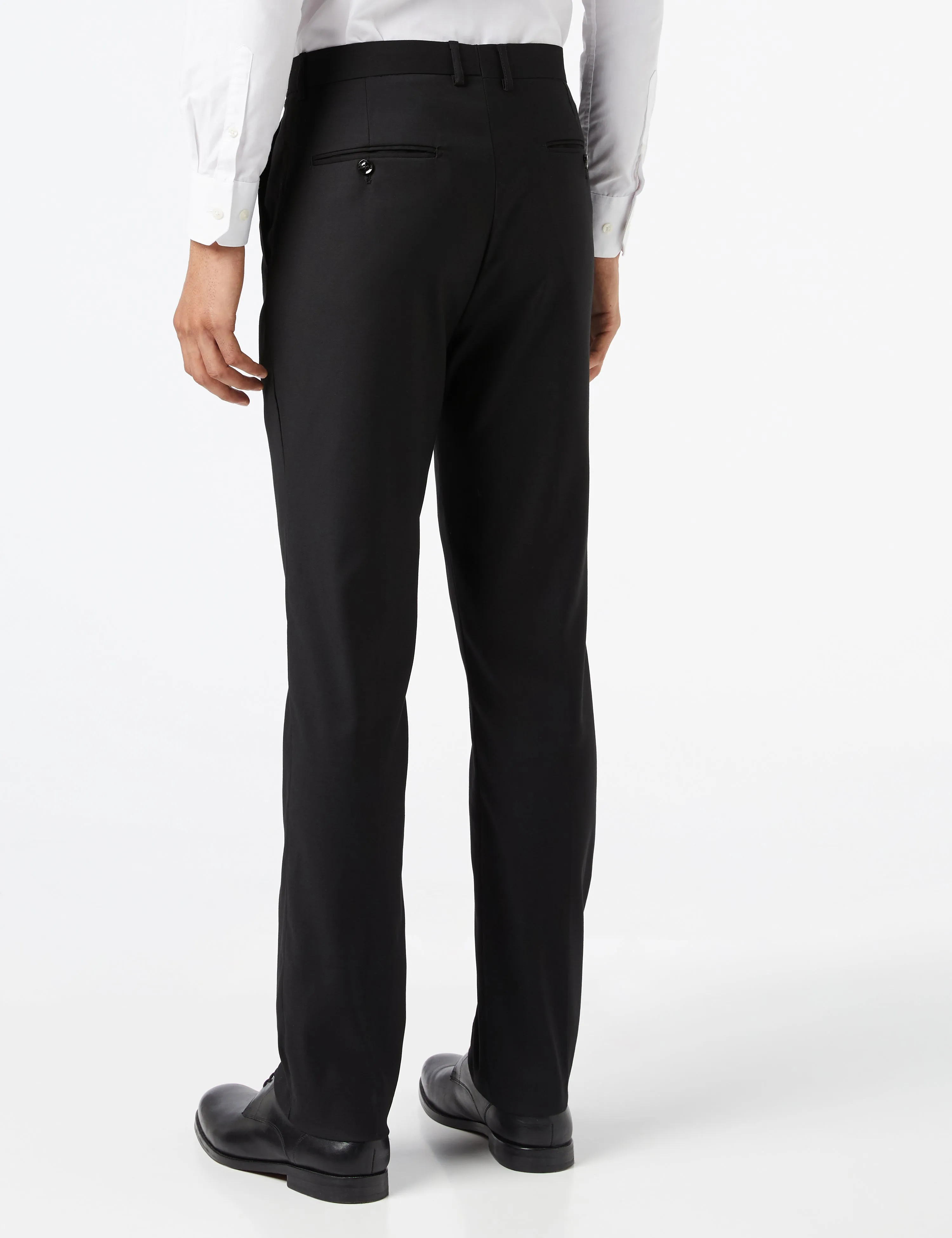 GRAHAM - BLACK SINGLE BREASTED BUSINESS SUIT