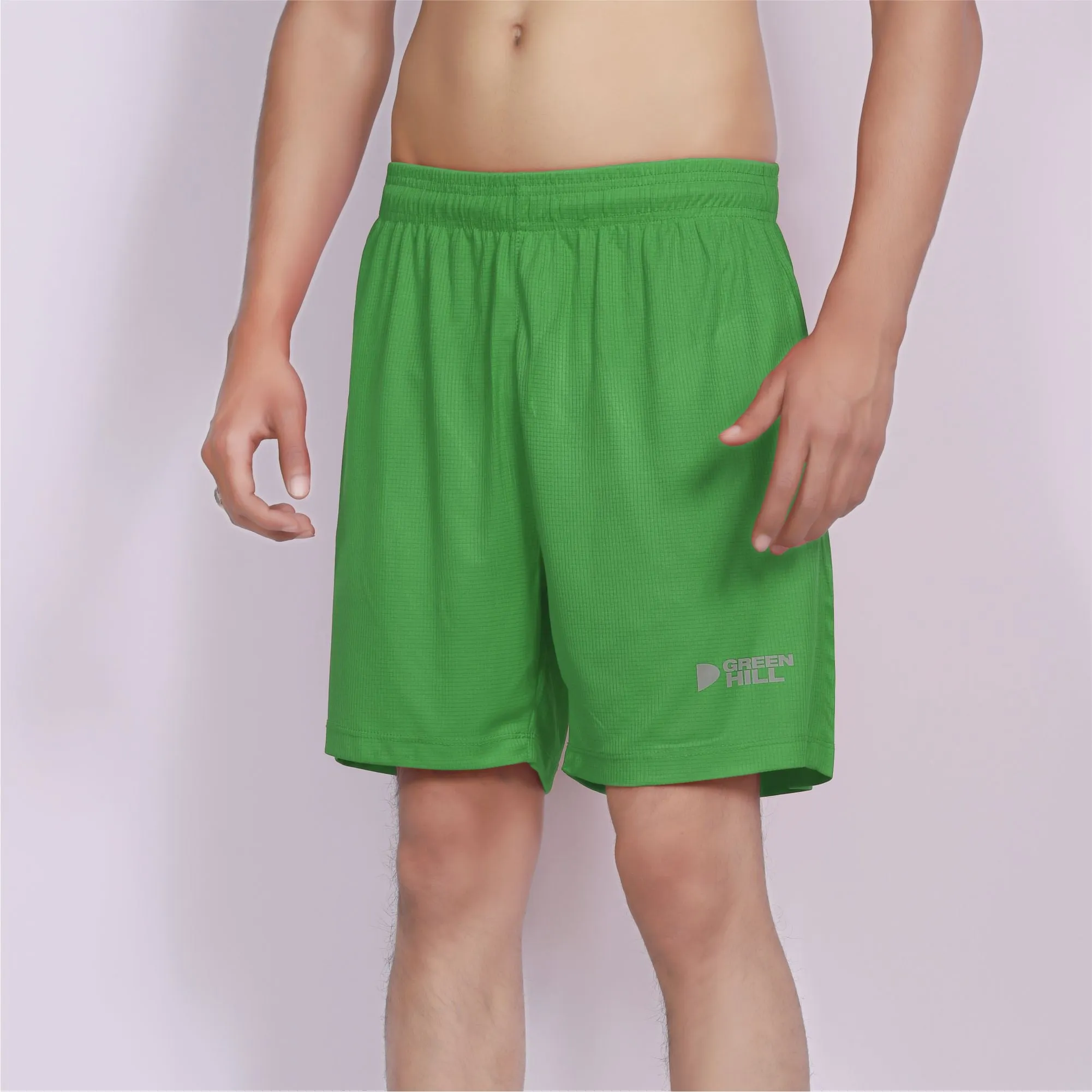 Green Hill Men Running GYM Short (Pack of 2)