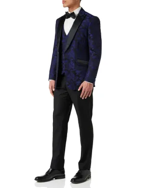 Grooms 3 Piece Wedding Suit -Blue