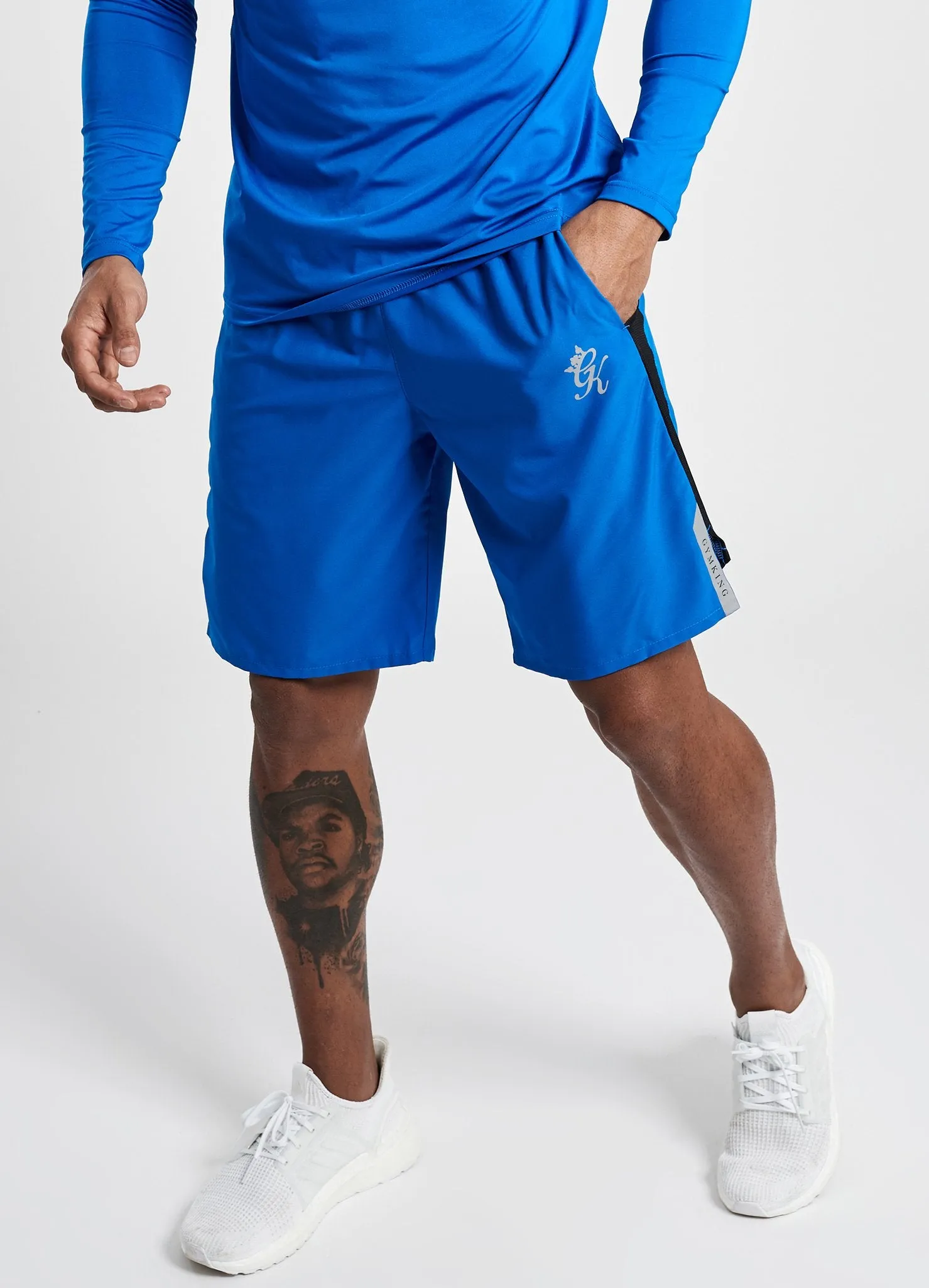 Gym King Sport Active Woven Short - Blue