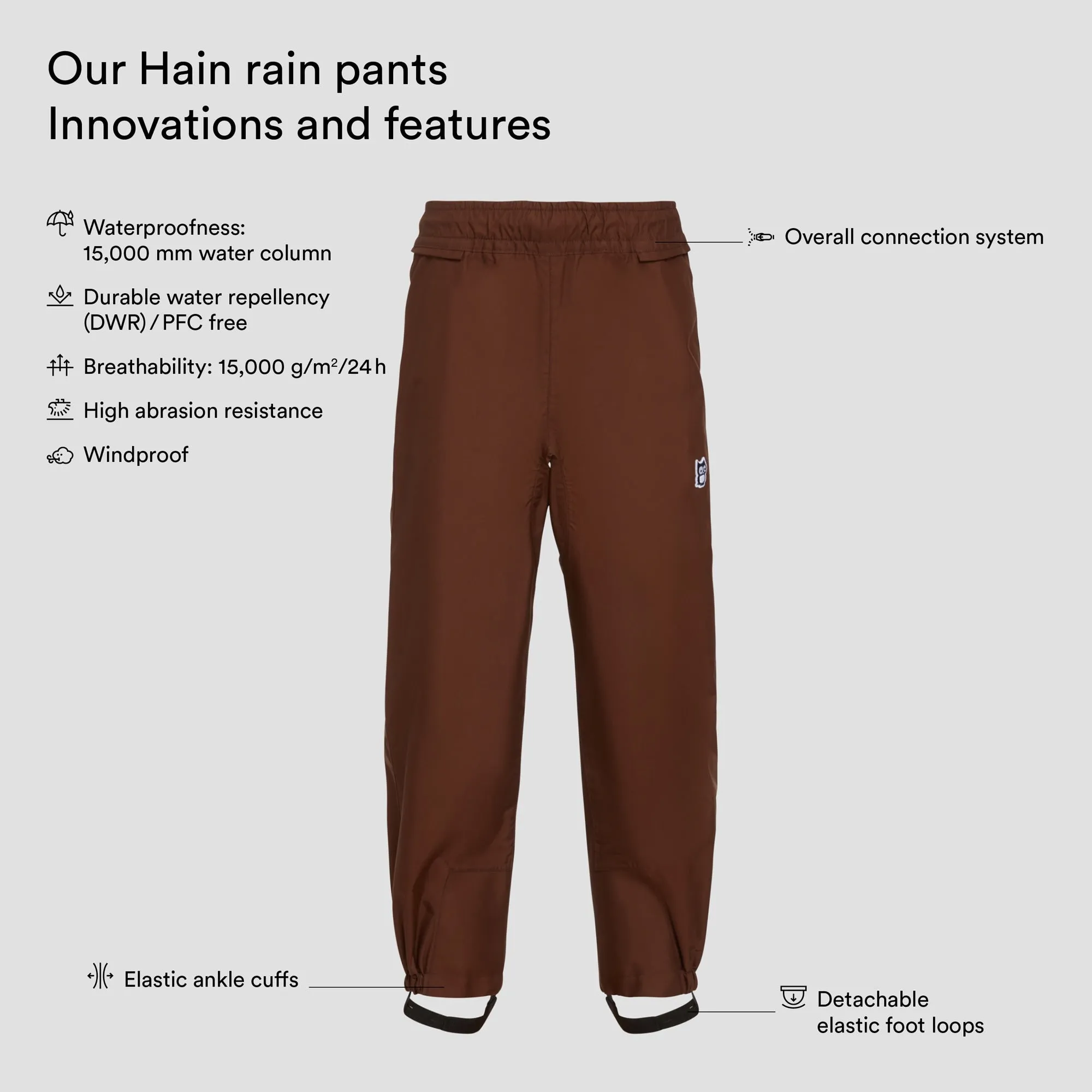 Hain rain pants